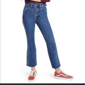 Madewell Demi Boot Cut Crop Jeans